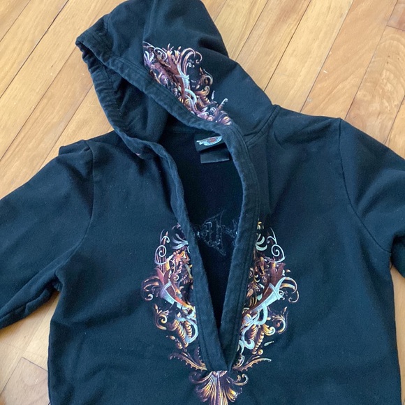 Harley Davidson womens XS sweatshirt with hoodie - Picture 6 of 11